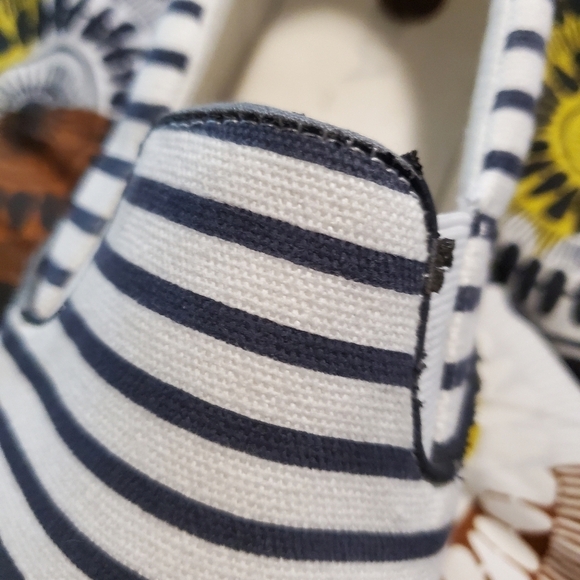 MIA Black & White Striped Loafers Size 10, casual, beachwear, preppy - Picture 12 of 12